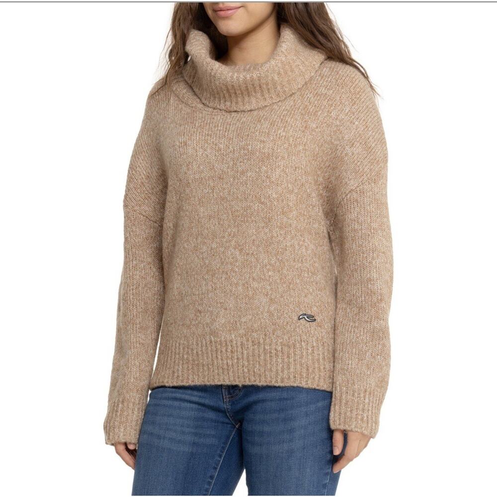 KJUS Cowl Neck Sweater Women's M Ultra Soft Mohair & Merino Wool Luxe Knit $399